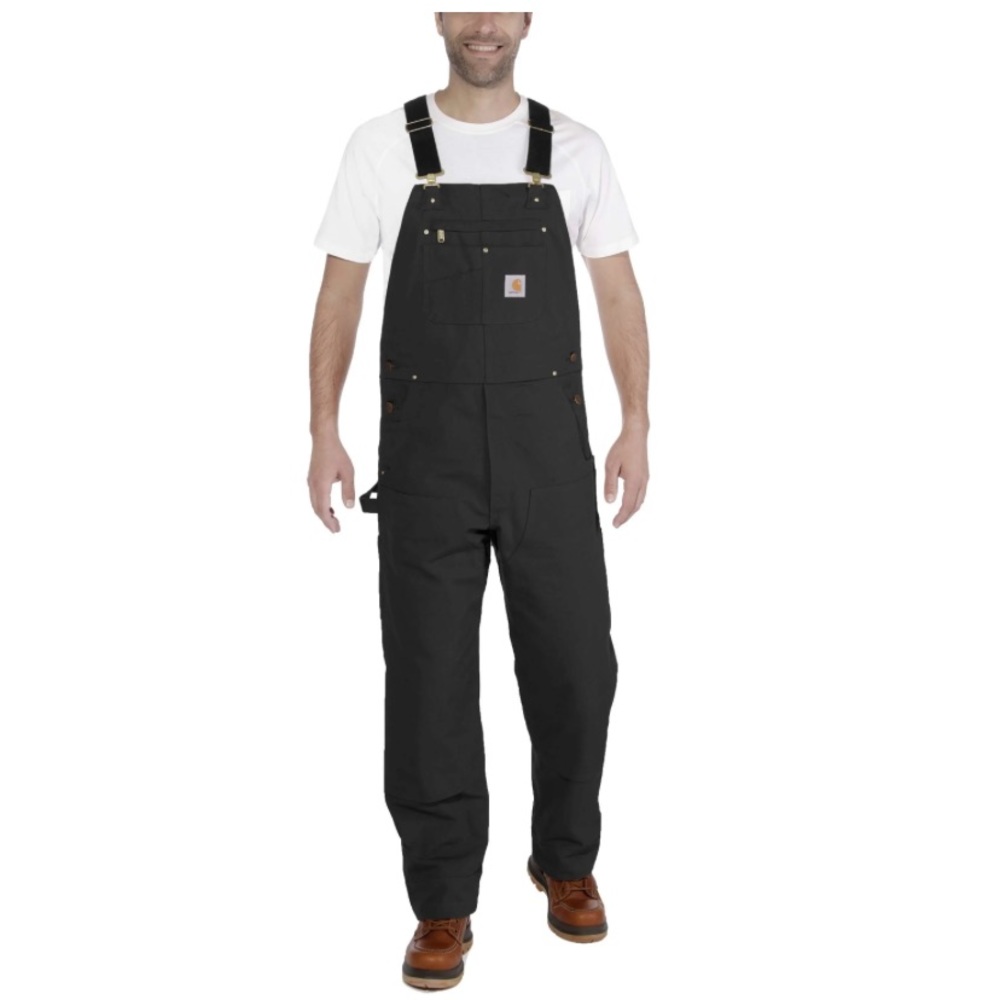 Carharttt overalls black in EUC! Size 32x34